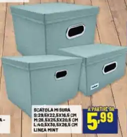 Risparmio Casa Ordinett scatola misura offerta