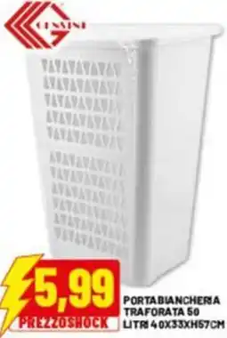Risparmio Casa Portabiancheria traforata offerta