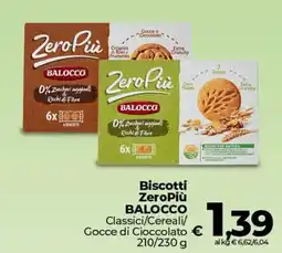 Coop Biscotti ZeroPiù BALOCCO offerta
