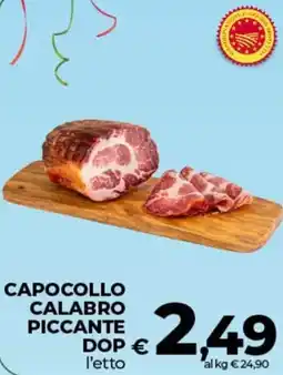 Coop Capocollo calabro piccante dop offerta