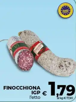 Coop Finocchiona igp offerta