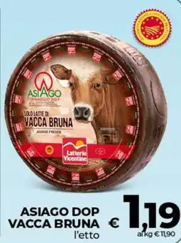 Coop Asiago dop vacca bruna offerta