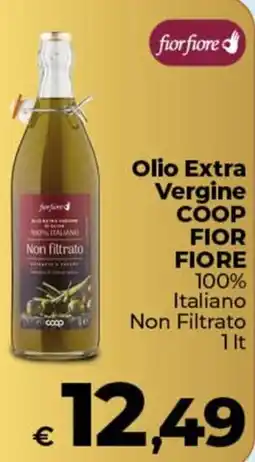 Coop Olio Extra Vergine COOP FIOR FIORE 100% Italiano Non Filtrato offerta