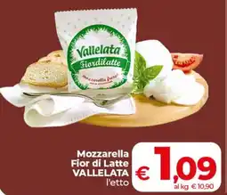 Coop Mozzarella Fior di Latte VALLELATA offerta
