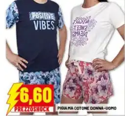 Risparmio Casa Pigia ma cotone donna-uomo offerta