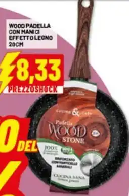 Risparmio Casa Wood padella con manic effetto legno 20cm offerta