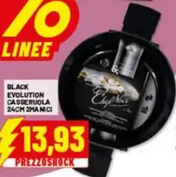 Risparmio Casa Black evolution casseruola 24 cm offerta