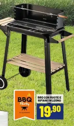 Risparmio Casa Bbq ripiani in legno offerta