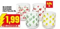Risparmio Casa Cucina & casa bicchieri fantasia frutta offerta