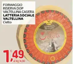 Crai Formaggio riserva dop valtellina casera latteria sociale valtellina offerta