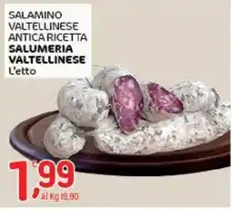 Crai Salamino valtellinese antica ricetta salumeria valtellinese offerta