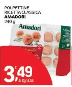 Crai Polpettine ricetta classica AMADORI offerta