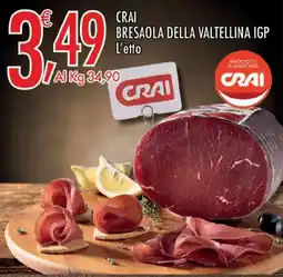Crai Crai bresaola della valtellina igp offerta