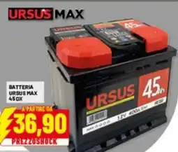 Risparmio Casa URSUS MAX Batteria ursus max 45DX offerta