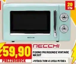 Risparmio Casa NECCHI FORNO MICROONDE VINTAGE NK207 offerta