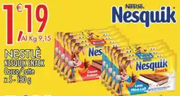 Crai NESTLÉ NESQUIK SNACK Cacao/Latte offerta