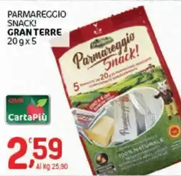 Crai Parmareccio snack! GRAN TERRE offerta