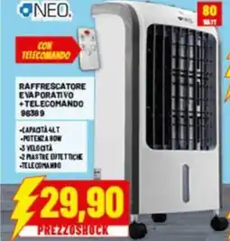 Risparmio Casa Oneo. raffrescatore evaporativo +telecomando offerta