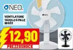 Risparmio Casa Neo. ventilatore tavolo 5 pale 98533 offerta