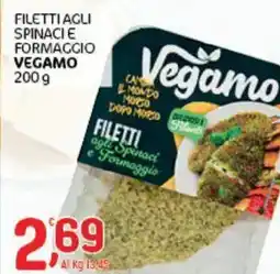 Crai Filetti agli spinaci e formaggio VEGAMO offerta
