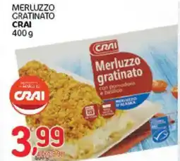 Crai Merluzzo gratinato CRAI offerta