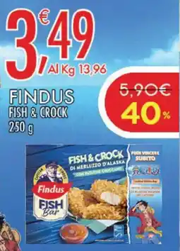 Crai Findus fish & crock offerta