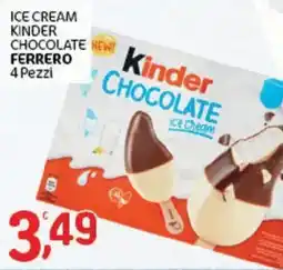Crai Ice cream kinder chocolate FERRERO offerta
