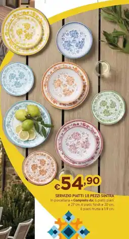 Progress Servizio piatti 18 pezzi sintra offerta