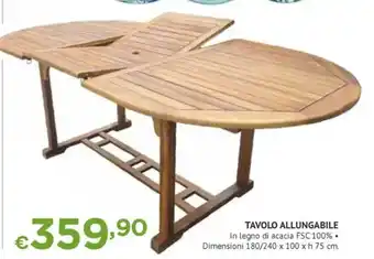 Tavolo allungabile