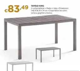 Progress Tavolo king offerta