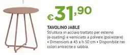 Progress Tavolino jable offerta