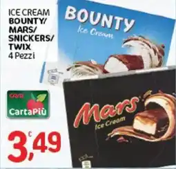 Crai Ice cream BOUNTY/ MARS/ SNICKERS/ TWIX offerta
