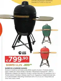 Progress Barbecue a carbone kamado offerta
