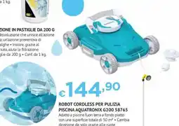 Progress Robot cordless per pulizia piscina aquatronix G200 58765 offerta