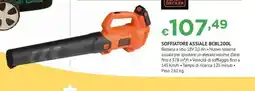 Progress Black + decker soffiatore assiale BCBL200L offerta
