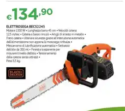 Progress Black+ decker elettrosega BECS2245 offerta