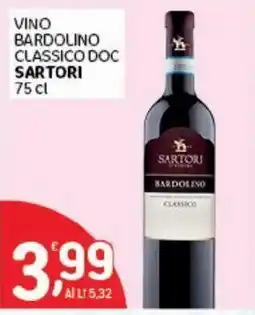 Crai Vino bardolino classico doc SARTORI offerta