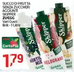 Crai Succo di frutta senza zuccheri aggiunti skipper ZUEGG offerta