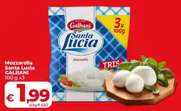 Coop Mozzarella Santa Lucia GALBANI offerta