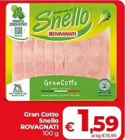 Coop Gran Cotto Snello ROVAGNATI offerta