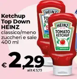 Coop Ketchup Top Down HEINZ offerta