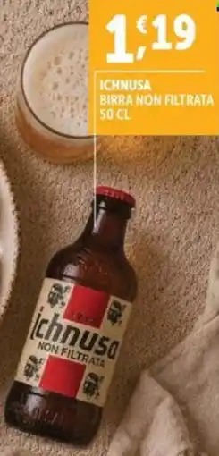 Deco Supermercati Ichnusa birra non filtrata offerta