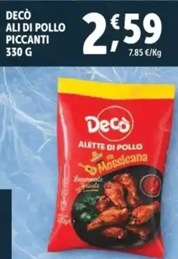 Deco Supermercati Decò ali di pollo piccanti offerta
