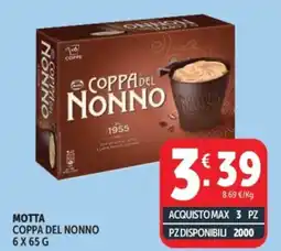 Deco Supermercati Motta coppa del nonno offerta