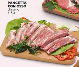 Coop PANCETTA CON OSSO di suino offerta