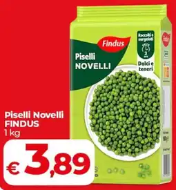Coop Piselli Novelli FINDUS offerta