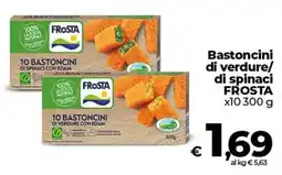 Coop Bastoncini di verdure/ di spinaci FROSTA offerta