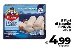 Coop 5 Fiori di Nasello FINDUS offerta