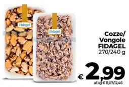 Coop Cozze/ Vongole FIDAGEL offerta