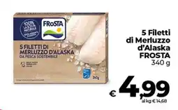 Coop 5 Filetti di Merluzzo d'Alaska FROSTA offerta